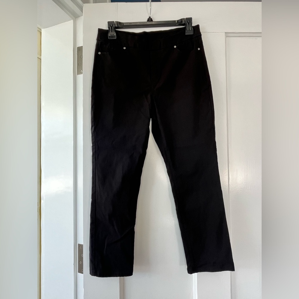 Mario Serrani Black Pants EUC Size Medium - Picture 1 of 11